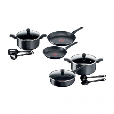 Tefal Σετ Μαγειρικά Σκεύη Cook+Clean 12τμχ B2999083