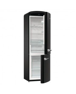 Gorenje Ελεύθερος Ψυγειοκαταψύκτης RETRO 195 ONRK193BK Black