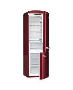 Gorenje Ελεύθερος Ψυγειοκαταψύκτης RETRO 195 ONRK193R Red