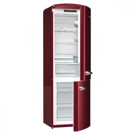 Gorenje Ελεύθερος Ψυγειοκαταψύκτης RETRO 195 ONRK193R Red