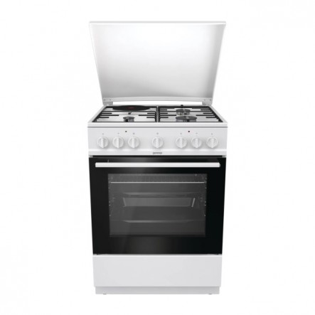 Gorenje Ελεύθερη Κουζίνα Γκαζιού 3+1 K6241WD Λευκή