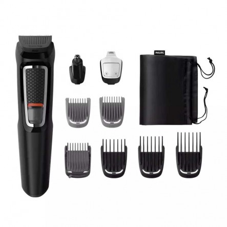 Philips MultiGroom Series 3000 Κοπτική μηχανή 9 σε 1 για πρόσωπο - μαλλιά  MG3740/15